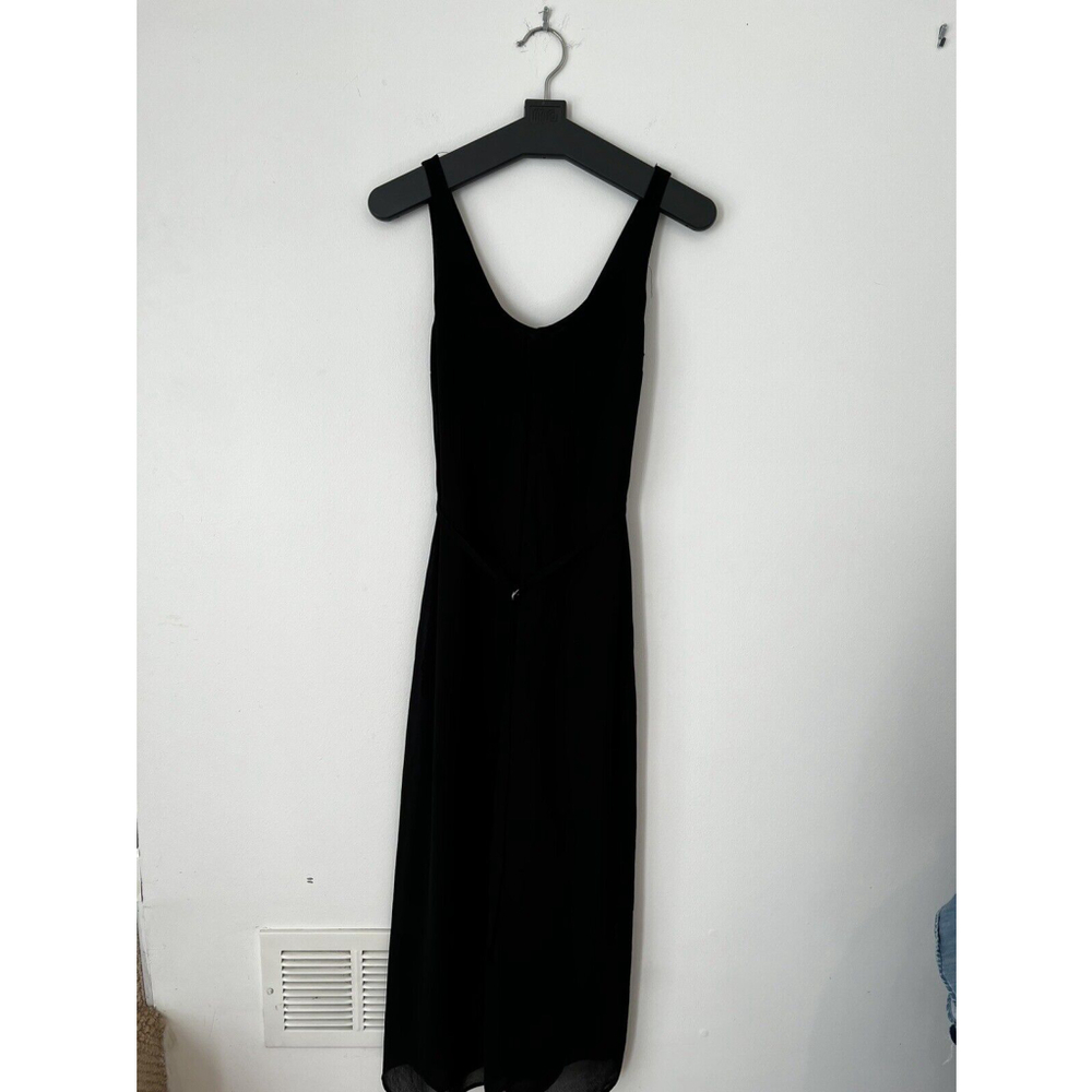 H&M Sleeveless Wide Leg Jumpsuit Size XS Black Elastic Waist Strappy